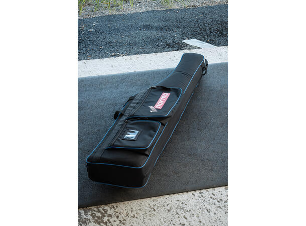 Futteral lang m/bæresele blå Godt polstret 