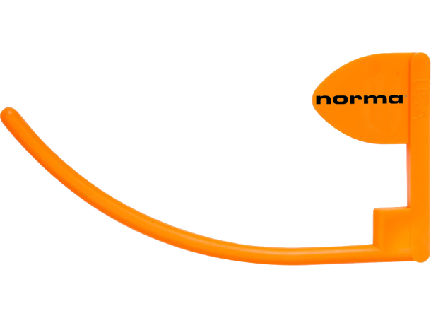 Kammerflagg grovkaliber 5-pakk Forsterket versjon, oransje, m/logo
