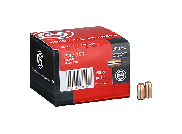 Geco Kuler HP .38/357 Mag 158g Geco Hollow Point 200pk. 