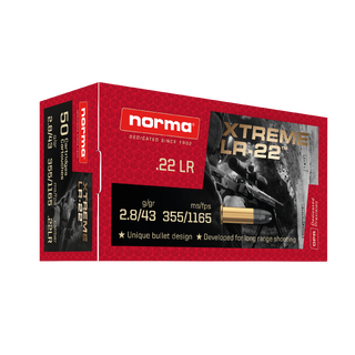 Norma Xtreme 22LR Vindstabil patron for lengre hold