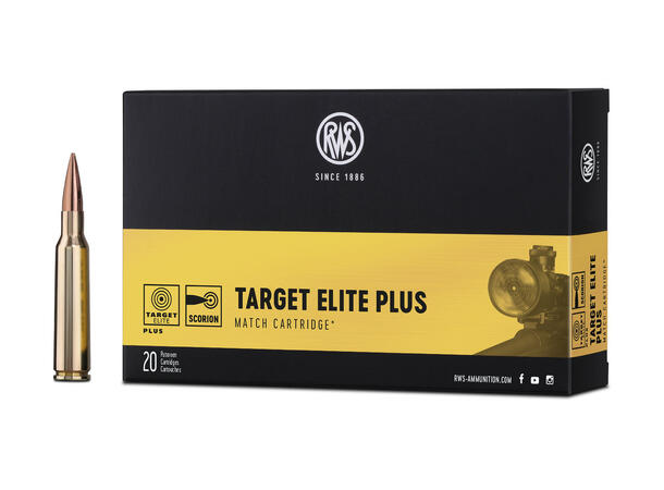 RWS Target Elite Plus 6,5x55 143grs/9,3g Matchpatron 143grs/9,3g 