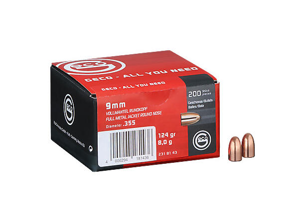 Geco Kuler FMJ 1500pk. Geco Helmantlede kuler 1500pk.