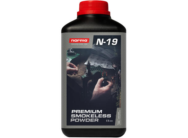Norma 19 Krutt 1 kg Skytterlagskrutt, 1 kartong a 10 bokser 