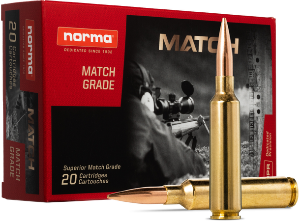 Norma Golden Target 308 Win 155gr/10,0g Patroner, kulevekt 10,0g / 155 gr 