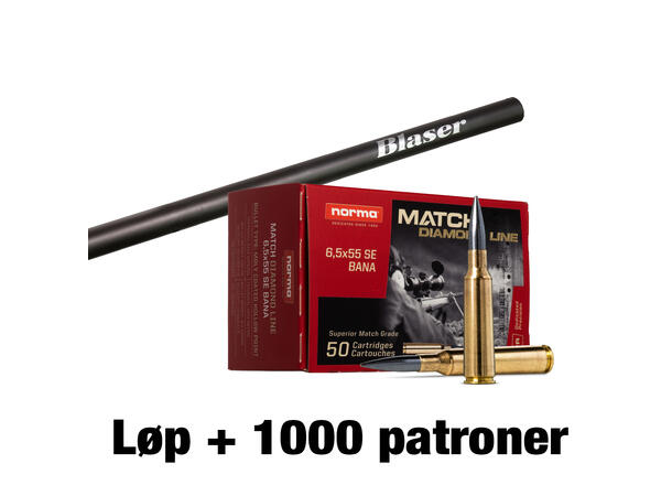 Blaser 200 STR løp 70 cm + 1000 DL bane Pakketilbud Blaser løp og Diamond Line 