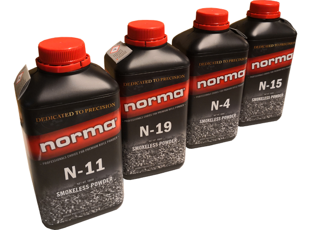 Norma 15 Krutt 1 kg Skytterlagskrutt, 1 kartong a 10 bokser 