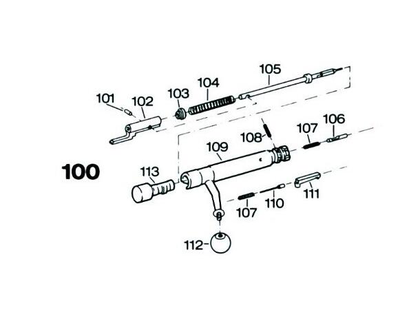 Del S105 - Tennstempel Deler til Sauer 200 STR sluttstykke 