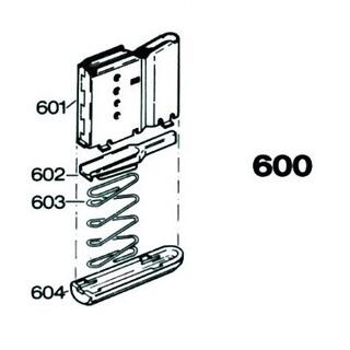 Del S600 - Magasin komplett Deler til Sauer 200 STR magasin