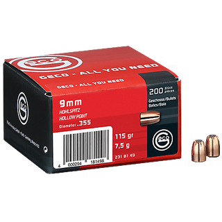 Geco Kuler HP 200pk. Geco Hollow Point 200pk.