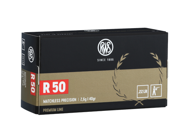 RWS R50 .22LR LOT 63-8DV-392 Vår beste .22LR patron 