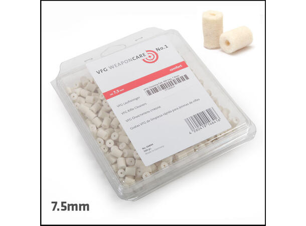 VFG Pussepropper kal 7,5 mm/.30 500-pakn Pakke a 500 propper 