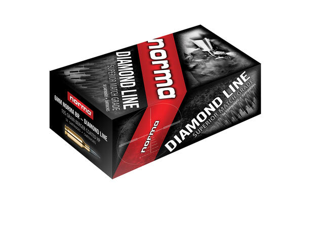 Norma 6mm BR Diamond Line 6,8 g/105grs Patroner 