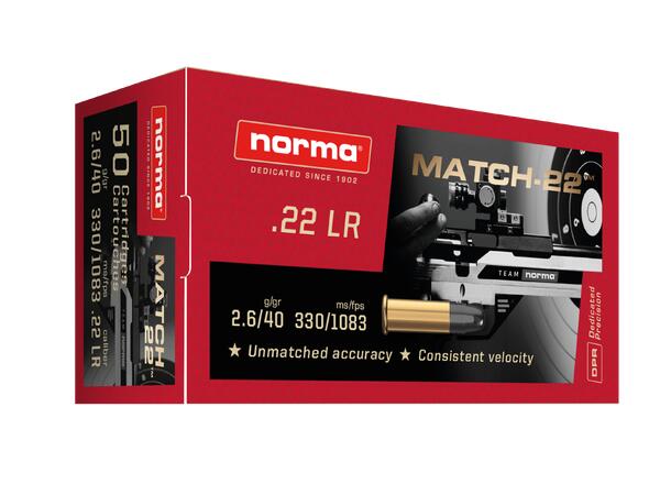 .22LR Norma Match - Ikke sortert på LOT Tidligere Norma 2 