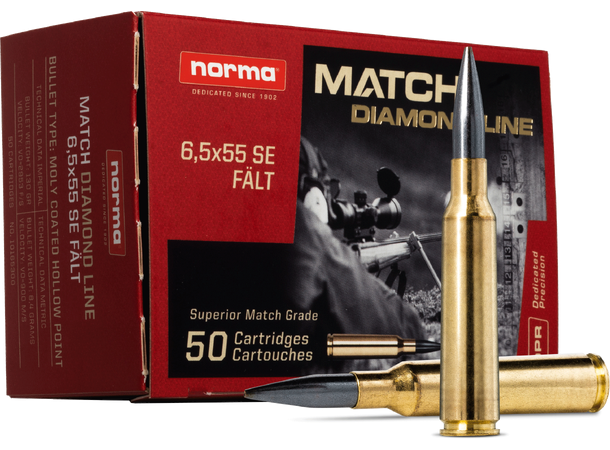 Norma Diamond Line Felt 6,5 130gr / 8,4g Patroner 