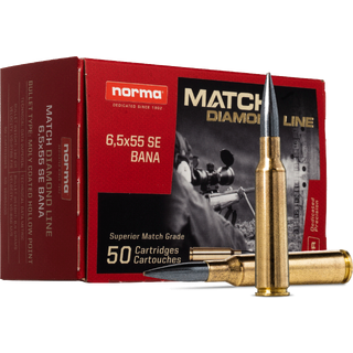 Norma Diamond Line Bane 6,5 130gr / 8,4g Patroner