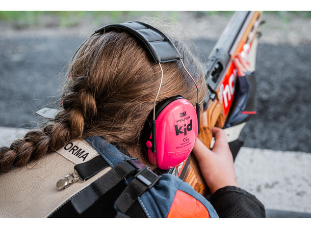 3M Peltor Kid Hørselvern Rosa Rosa hørselvern for barn 