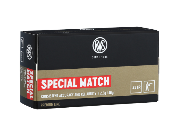 RWS Special Match .22LR - Sortert på LOT Vår nest beste .22LR patron 
