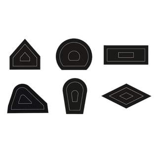 Finfeltfigur Standard Standard Finfeltfigur, 50x50 cm Plakat