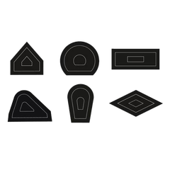 Finfeltfigur Standard Standard Finfeltfigur, 50x50 cm Plakat