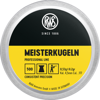 RWS Luftkuler Rifle 4,5mm Meisterkugeln RWS Proff Line, 500stk, 0,53g/8,2gr