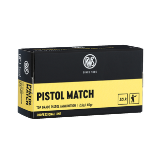 RWS Pistol Match .22LR Konkurransepatron for pistolskyting